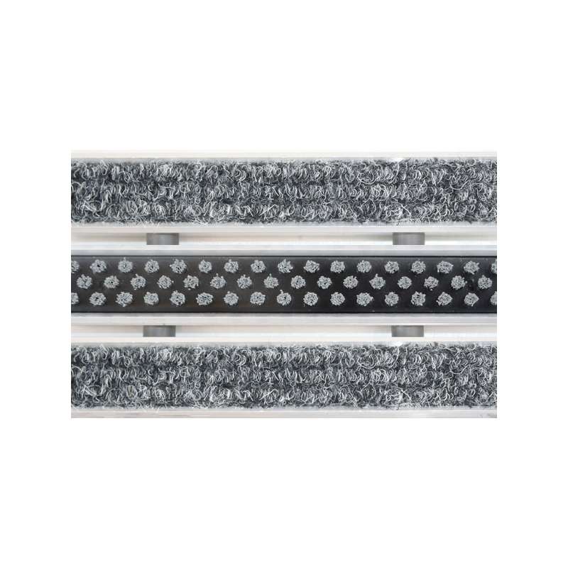 Clean Ryps - Scrub 50 x 80 cm - wycieraczka aluminiowa z profilem najazdowym